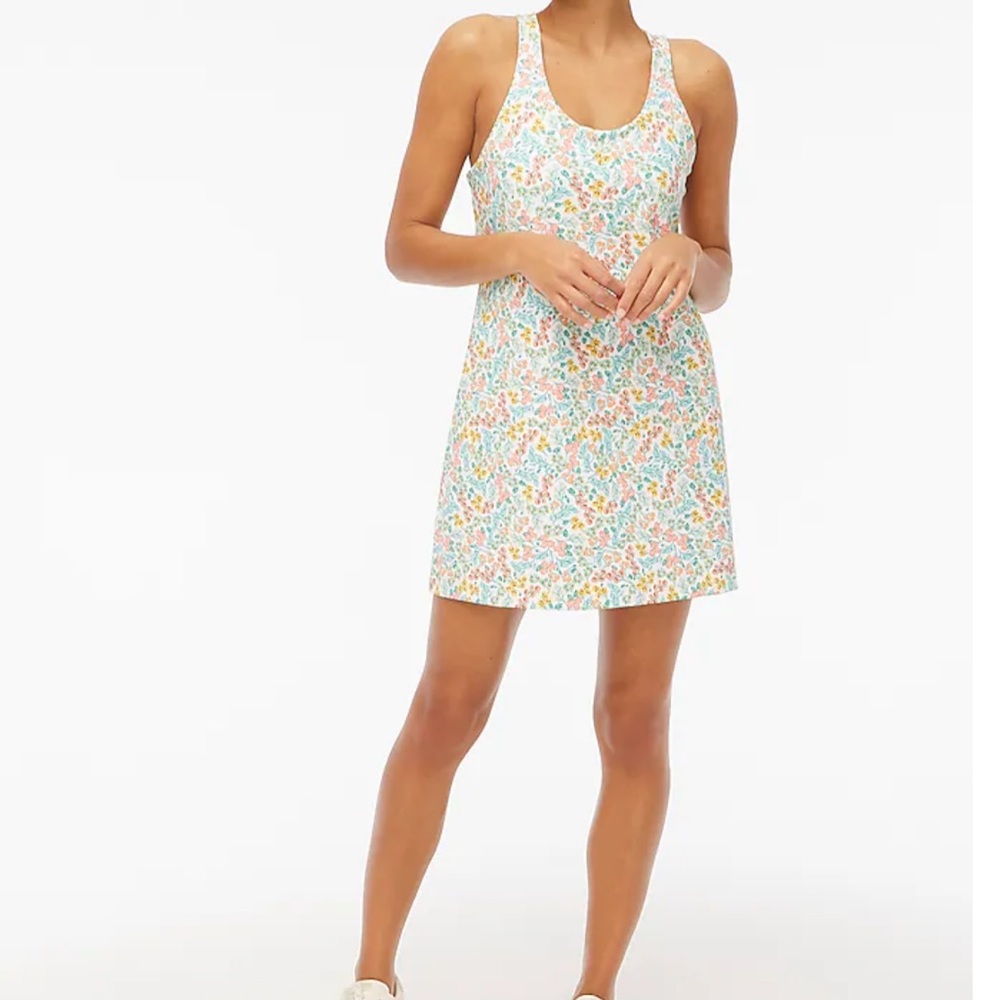 Jcrew Tennis Dress Multi Floral NWT